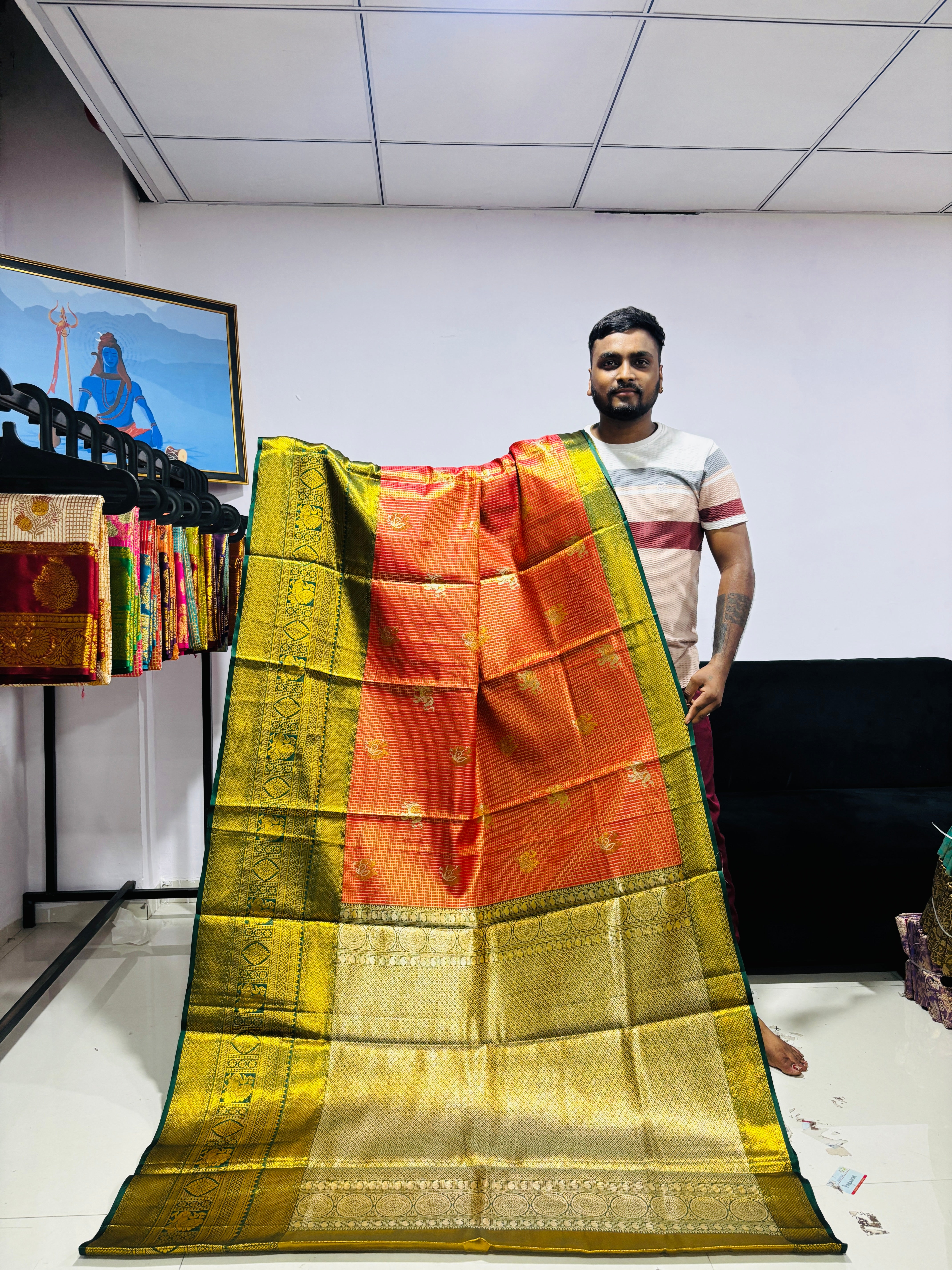 Pattu Silk Saree (VC VINTAGE CHECKS)