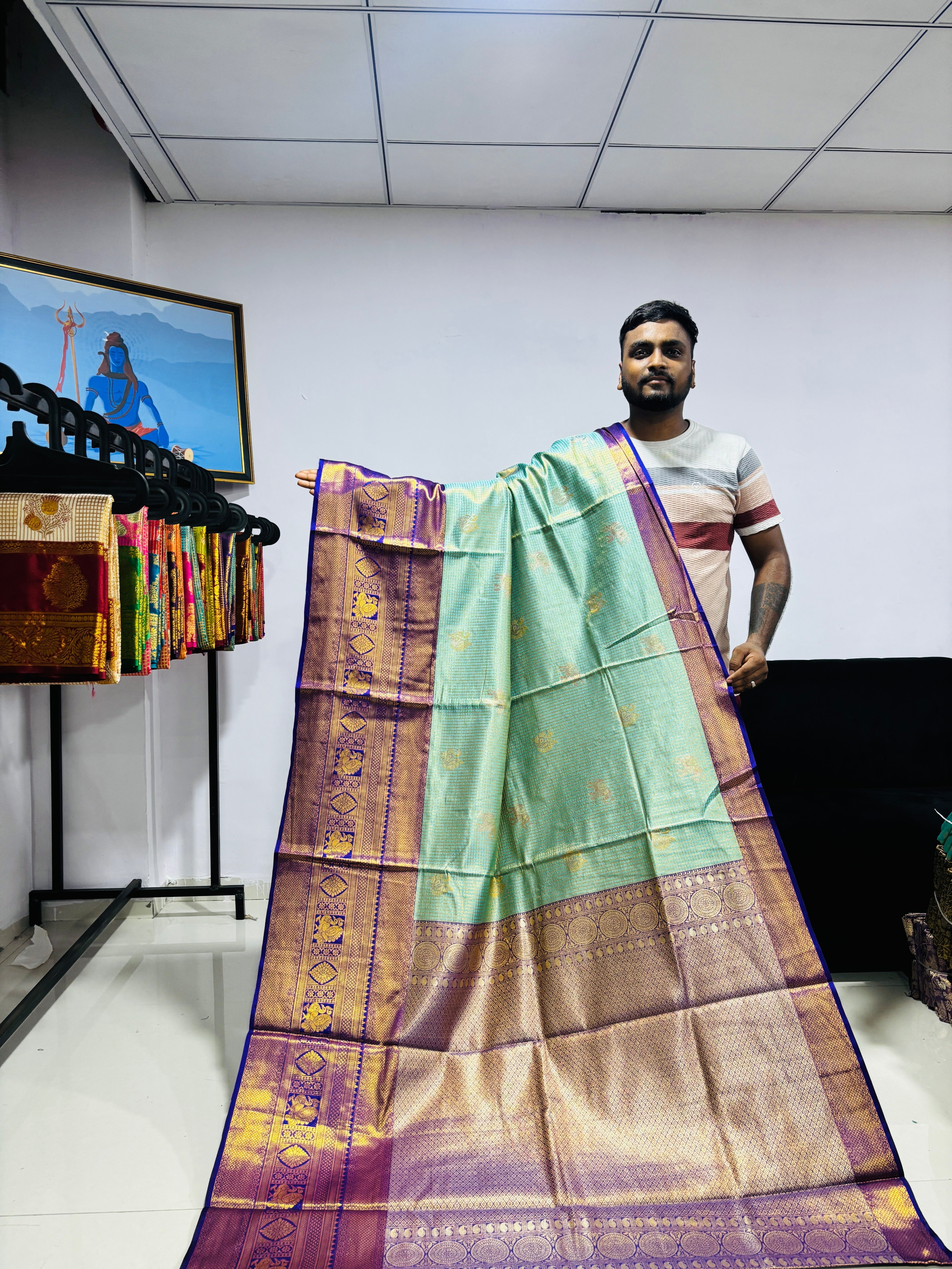Pattu Silk Saree (VC VINTAGE CHECKS)