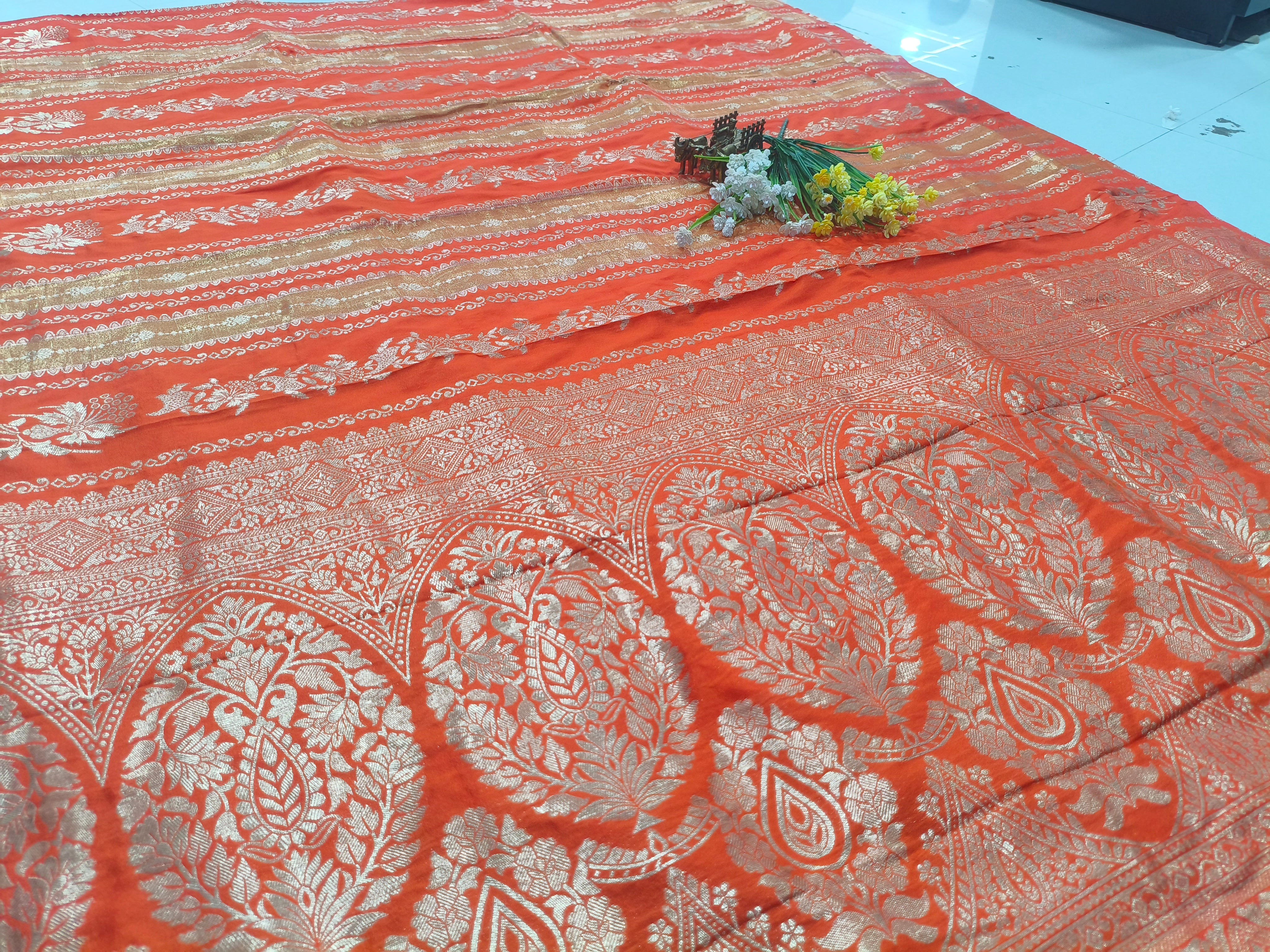 VC Saffron Gold Royal Festive Designer Ethnic Wear
